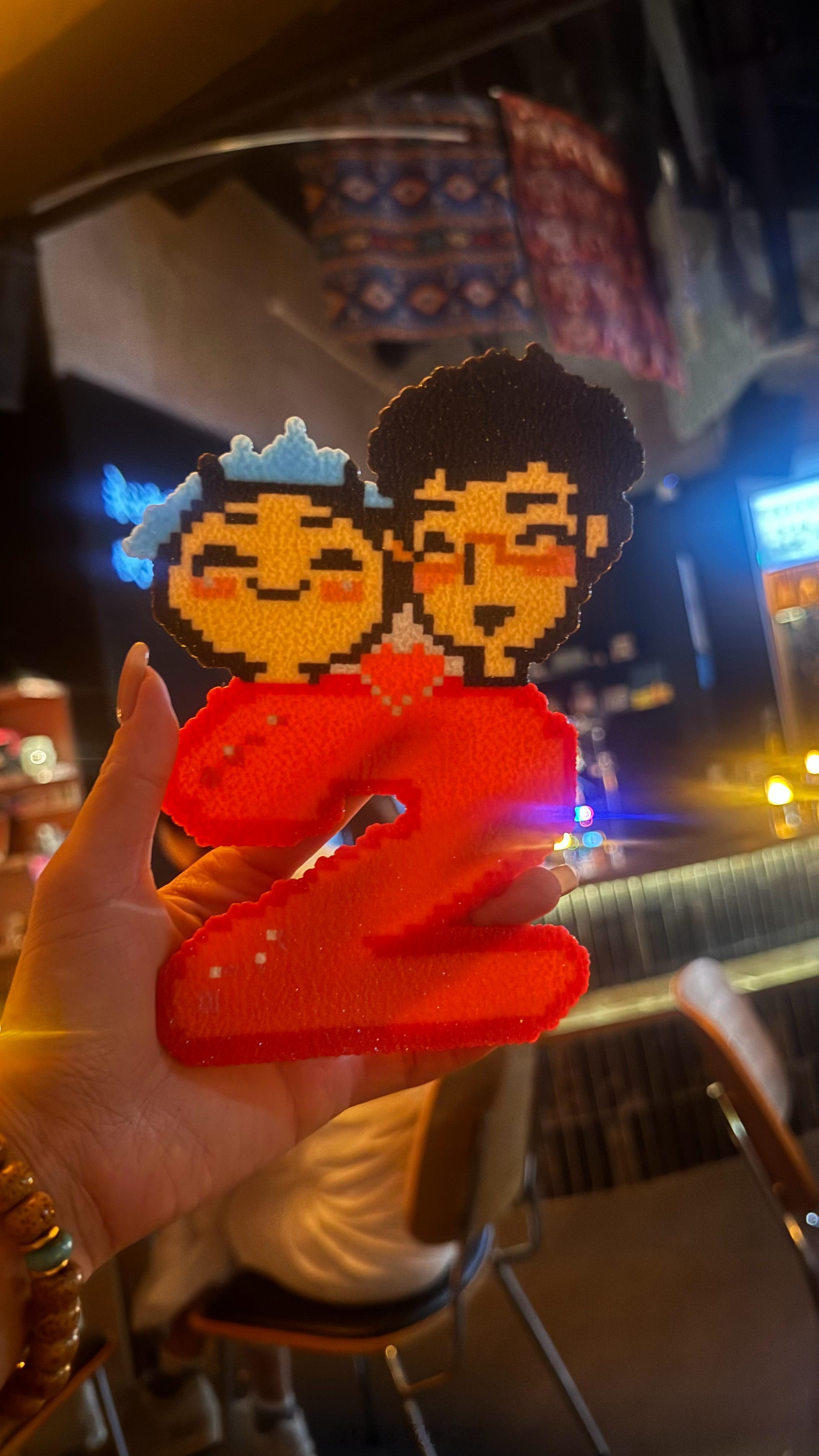两周年，一起拼豆打卡 ​​​