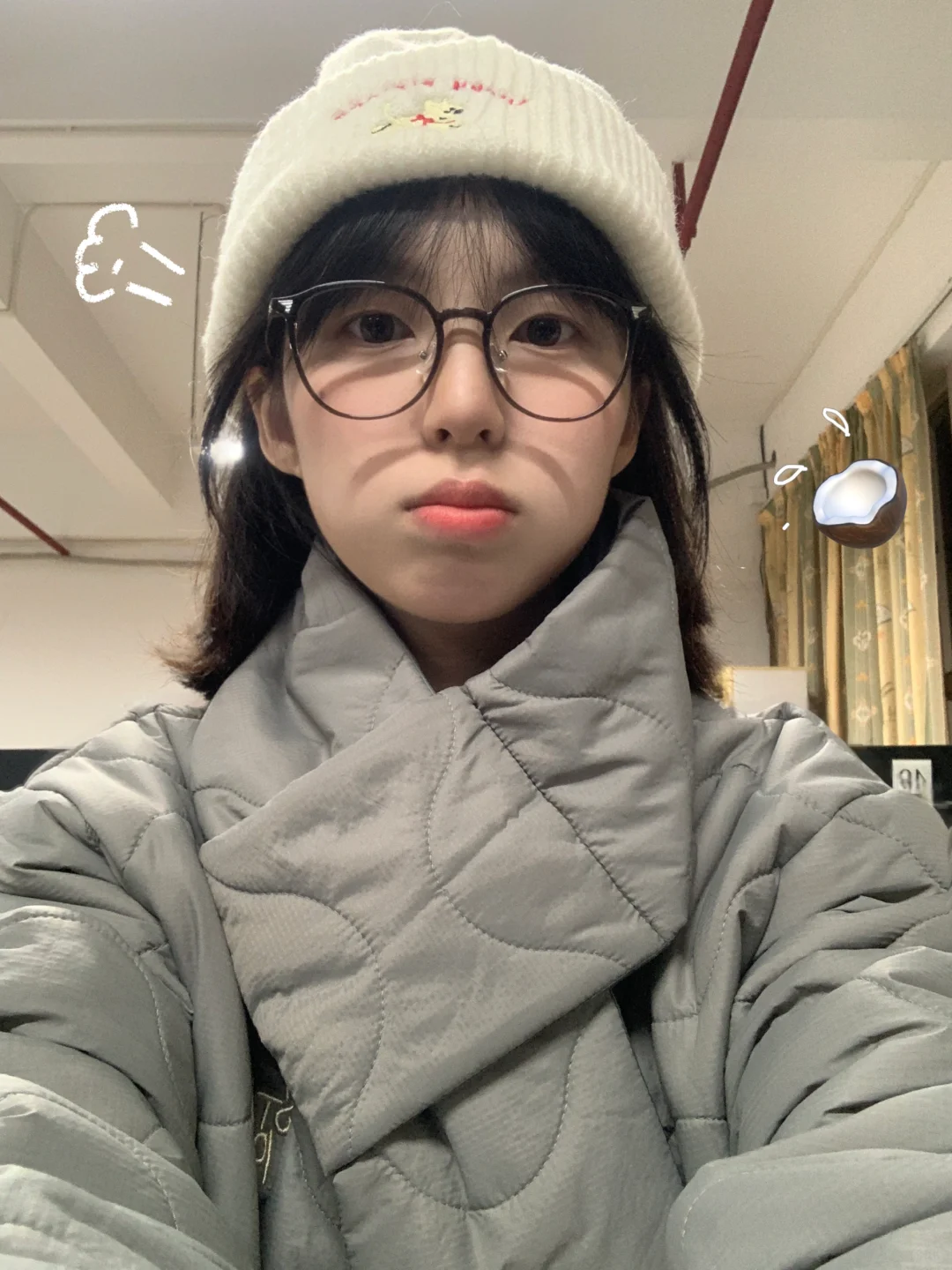 天冷了又要多吃围巾了