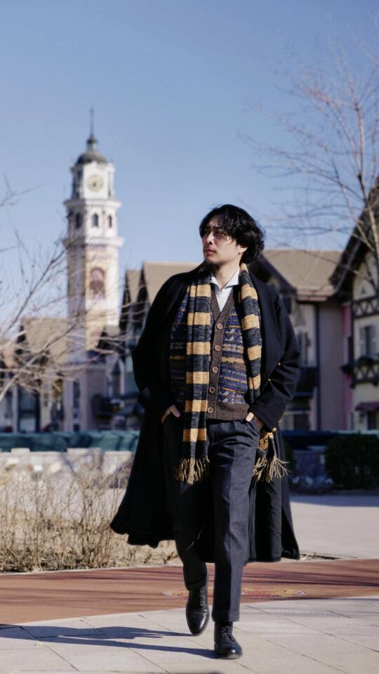 日常汉服出街 | 明式绅装大衣