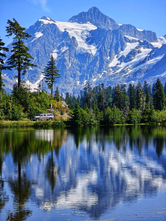 这么近那么美的贝克雪山