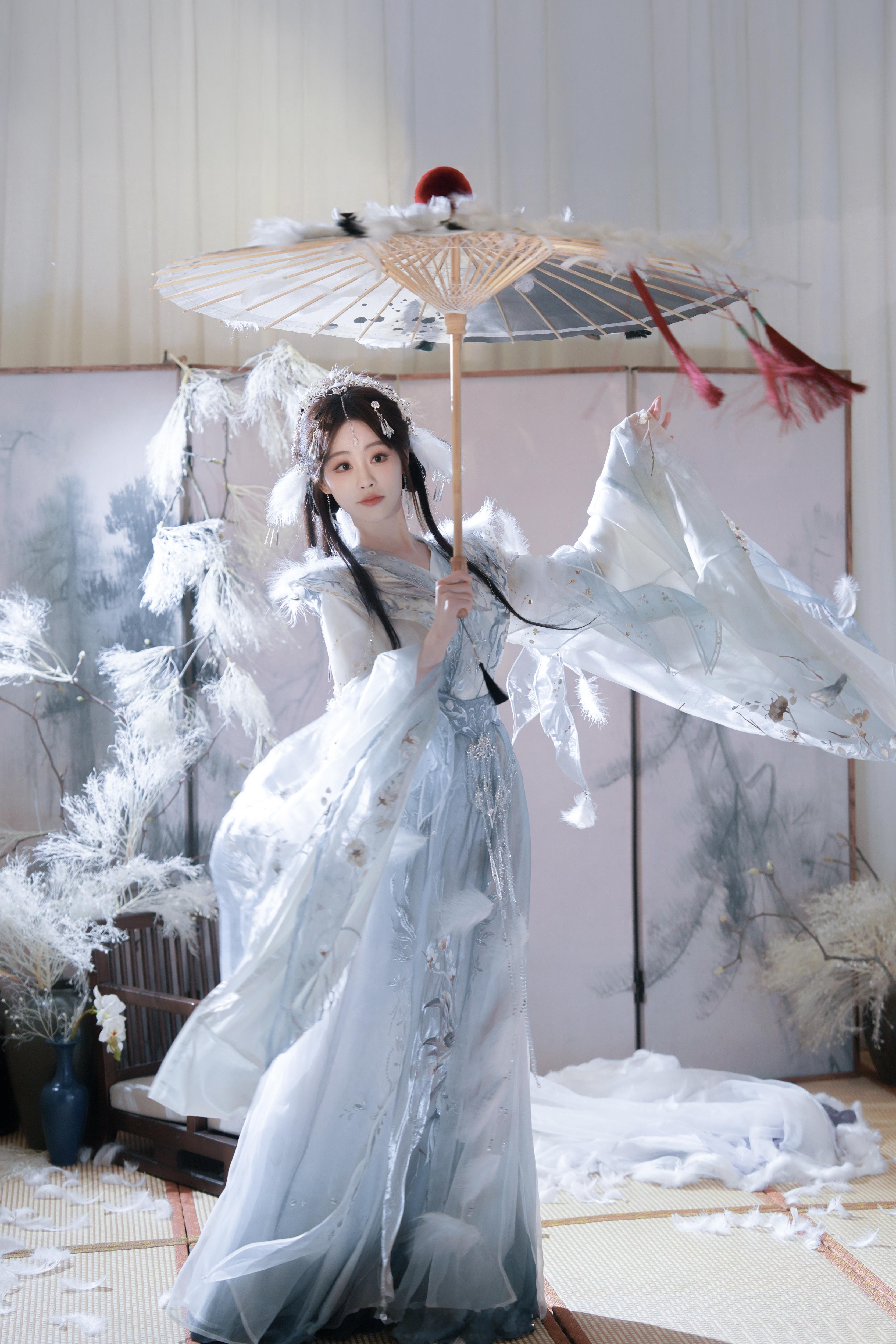 祝绪丹仙鹤神女 祝祝 伞 难道不是缘结神本神么[doge] 