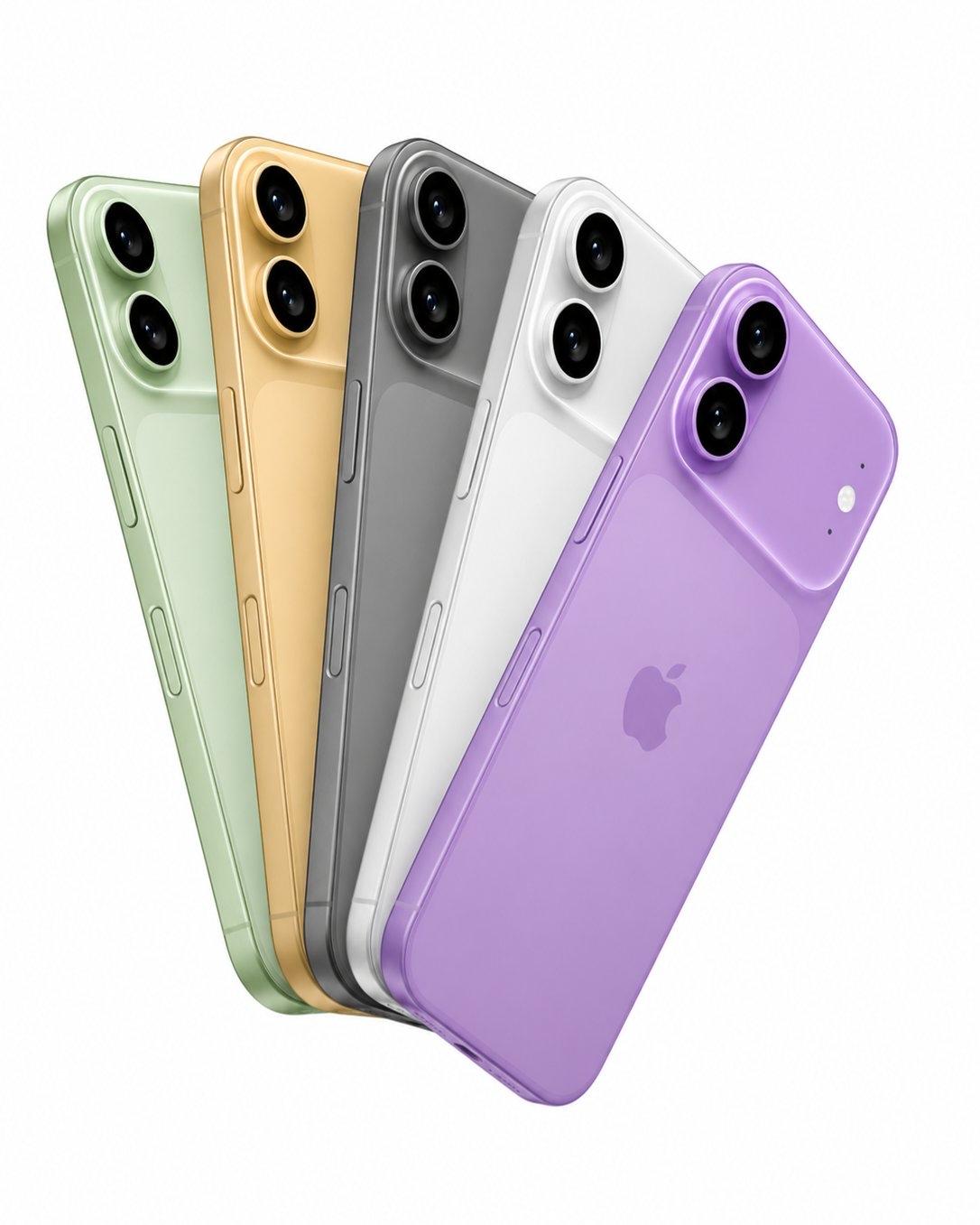 据说这是明年苹果iPhone 18的五款颜色，大家觉得如何？

近期有消息称iP