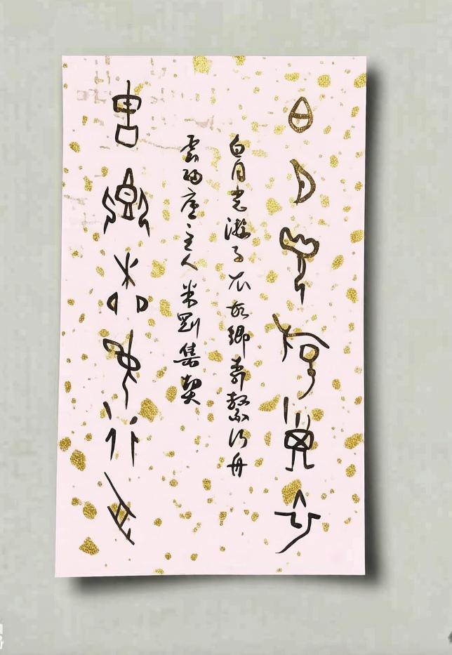 米刚甲骨文作品