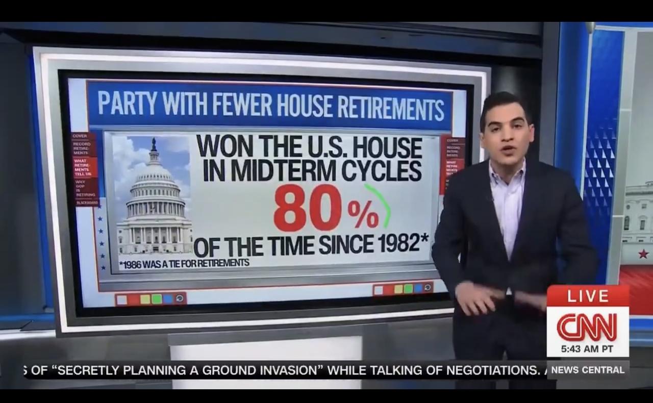 笑死个人

CNN记者哈里·恩滕在节目中嘲讽共和党人害怕中期选举失败纷纷选择退选