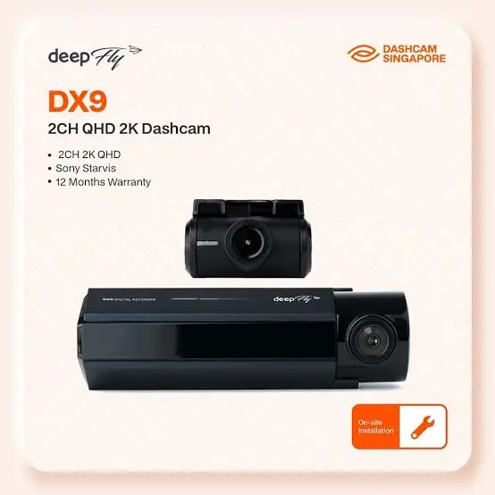 悉尼行车记录仪Deepfly DX9前后2k行车记录