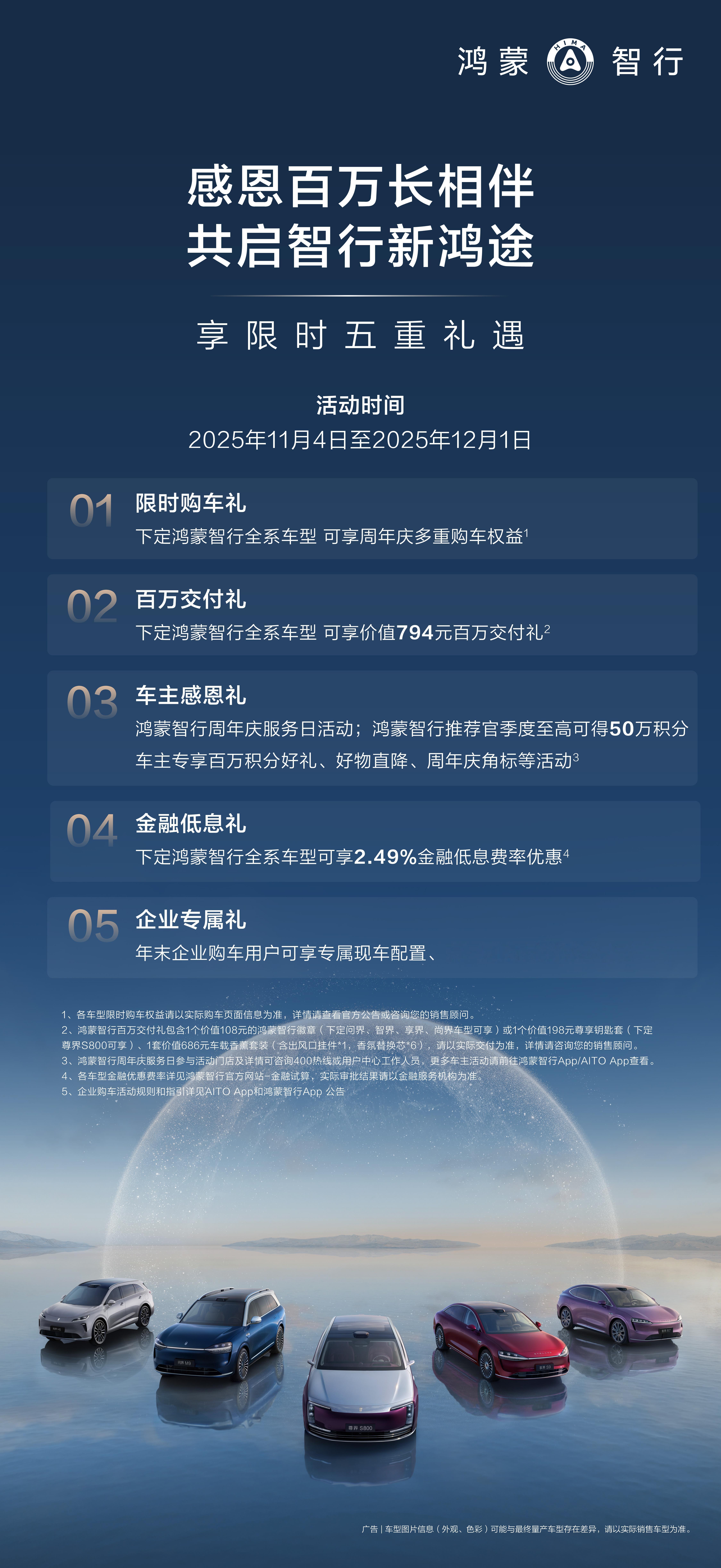 鸿蒙智行周年庆 来了，专属购车权益，金融礼都有[666] ​​​