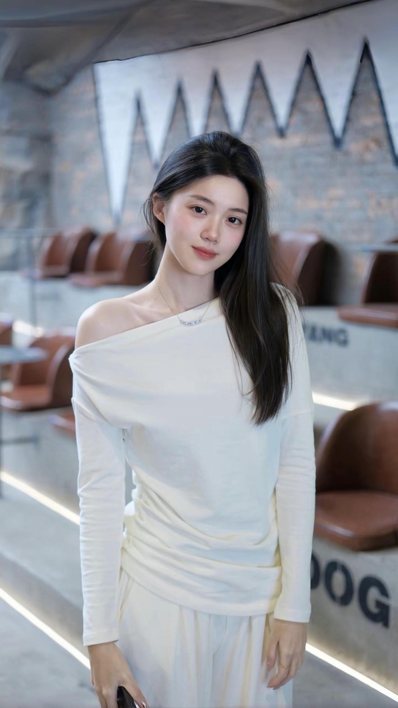 女人一身白  走哪都发财 穿搭 摩羯座