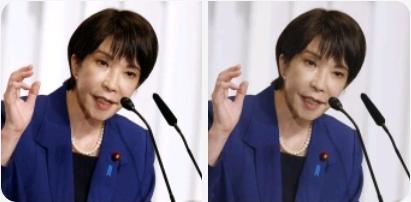 日本新首相高市早苗说：
不能用武力改变现状，必须通过和平对话来解决这个问题。
