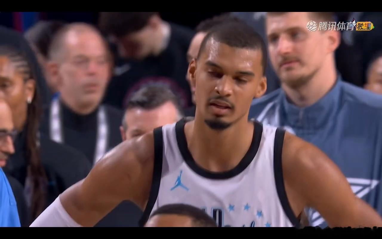 目前最高分：文班亚马14分，爱德华兹13分2026nba全明星