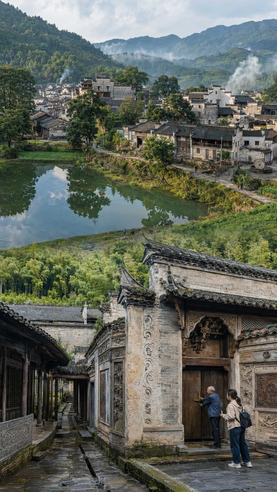 黄石一个历史文化深厚的地方 黄石大冶上冯古村，完整保存了古宅、古道、古树、古井、