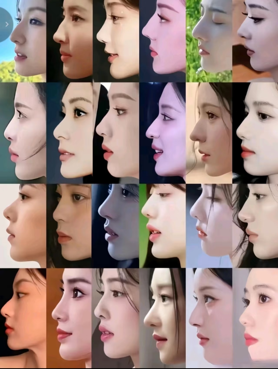 看侧脸猜女明星，来看看你能猜对几个 