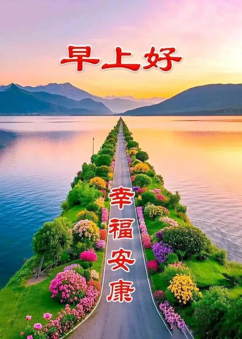 醒来有美好相伴，愿所有疲惫随夜色散去，今日轻松愉快。