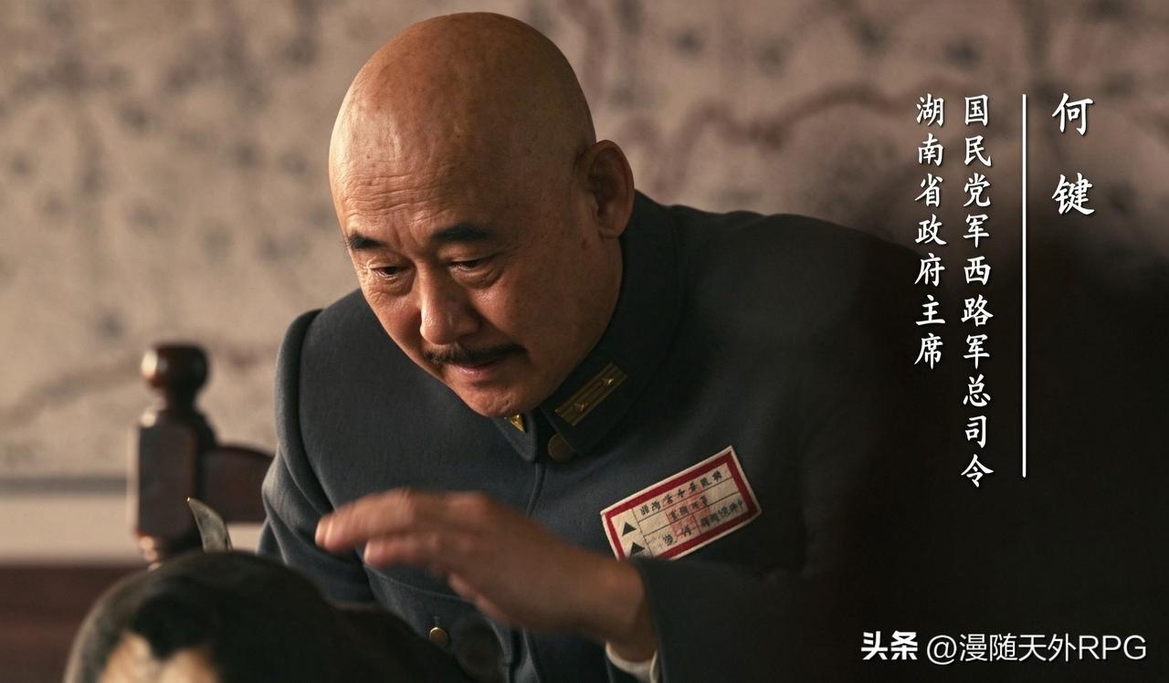 《伟大的长征》全剧到目前为止，对湖南地方军阀何键这个人物着墨不多。

     