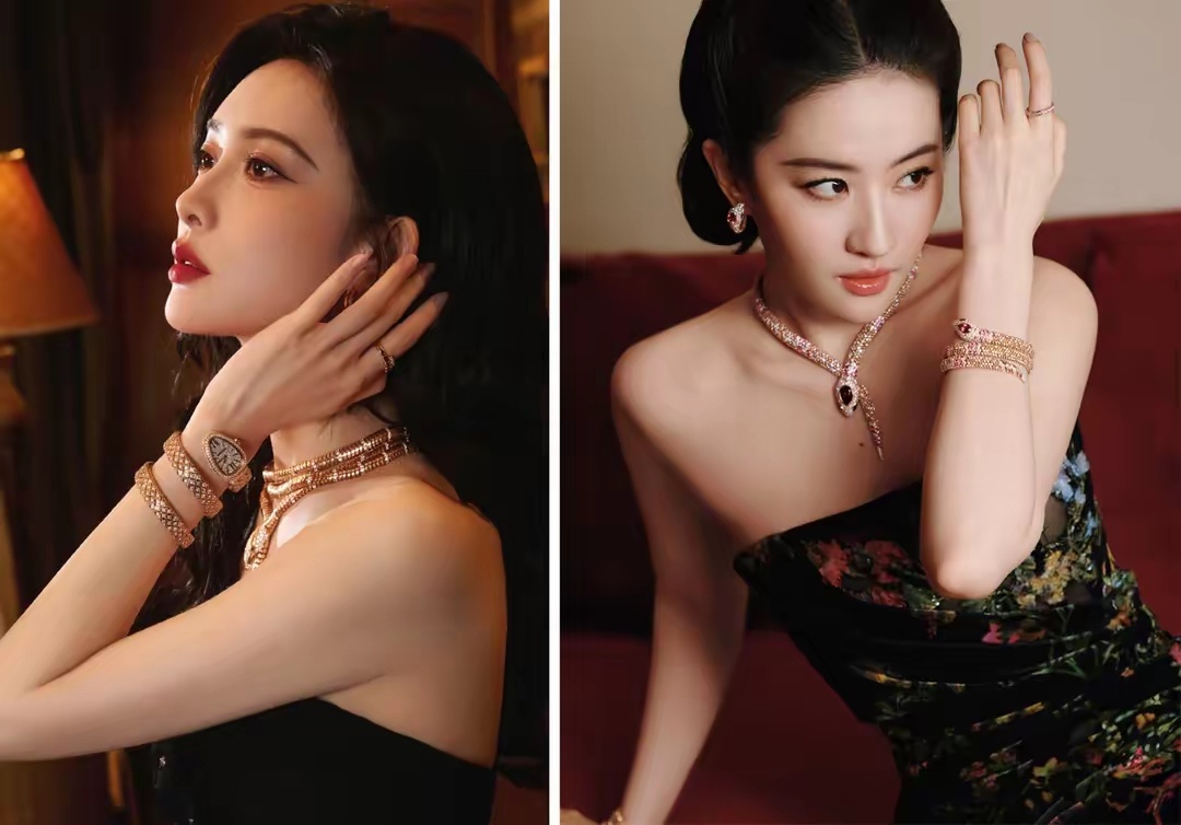 宝格丽这一夜，29岁孟子义和37岁刘亦菲同台，才明白啥是顶级绝美 