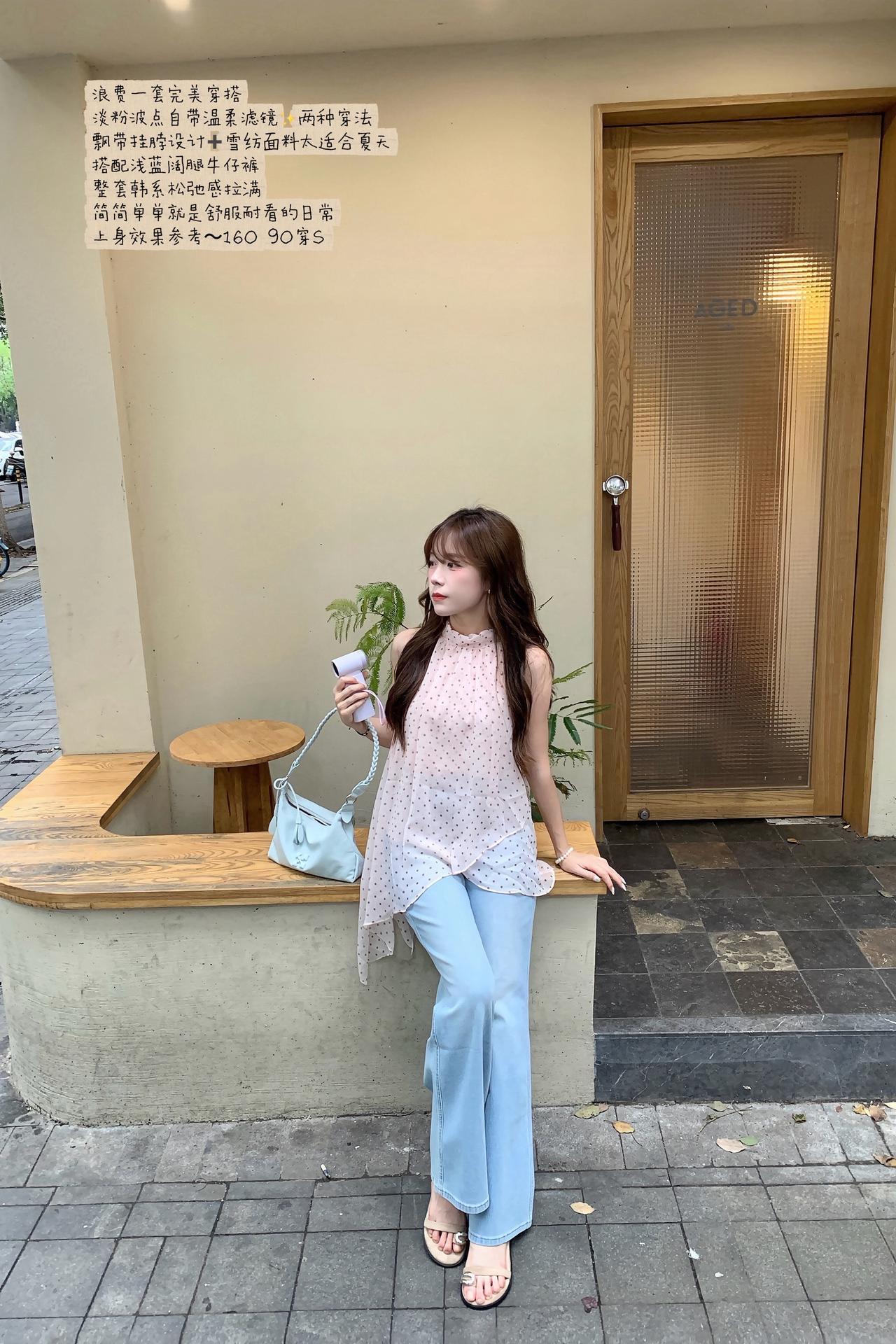 夏日限定的温柔波点🍧🫧
夏季ootd 韩系穿搭