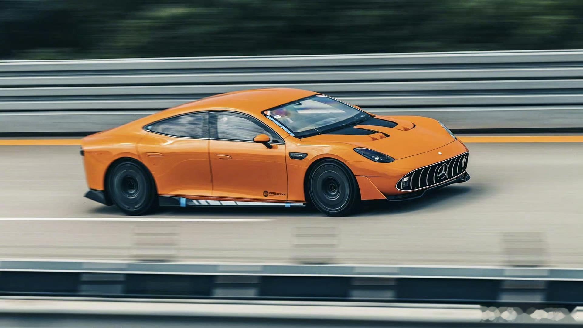 AMG GT XX纯电概念车连续24小时跑了5479km[哆啦A梦吃惊][哆啦A