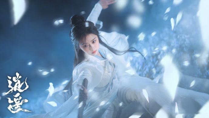 松韵我有点不认识你了 看多了谭松韵演校园剧、现代剧，她的古装仙侠扮相这么好看呢