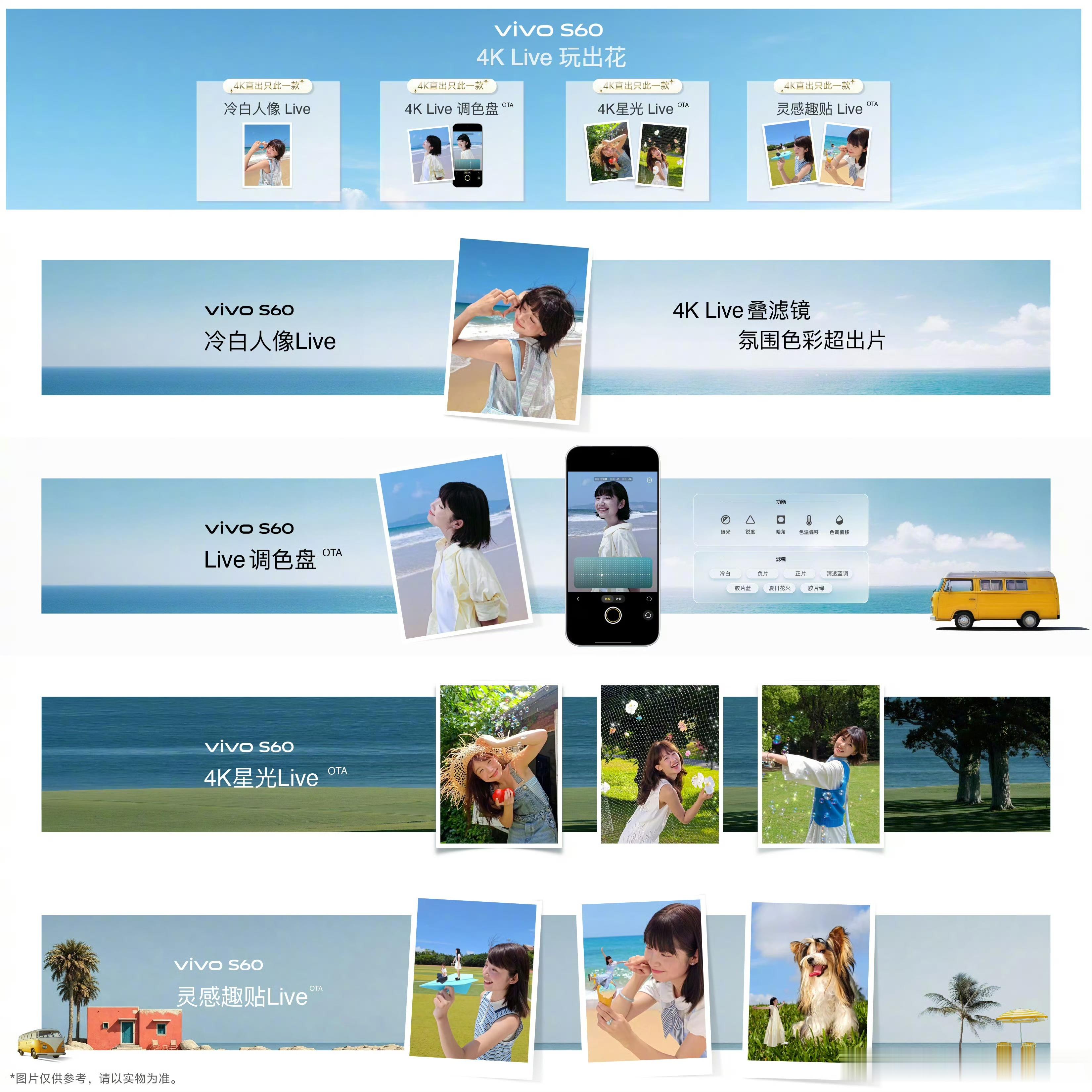 vivo S604K Live影像玩法：4大全新 Live 玩法｜4K 原生 L