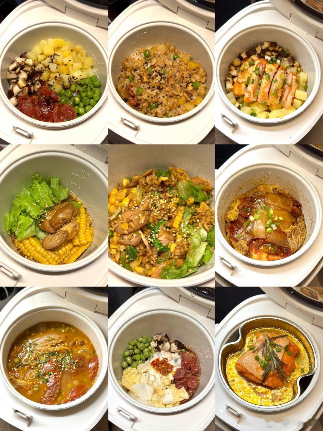 当代年轻人的做饭现状belike年轻人做饭，纯靠一个工具，就是大家都有的电饭煲！