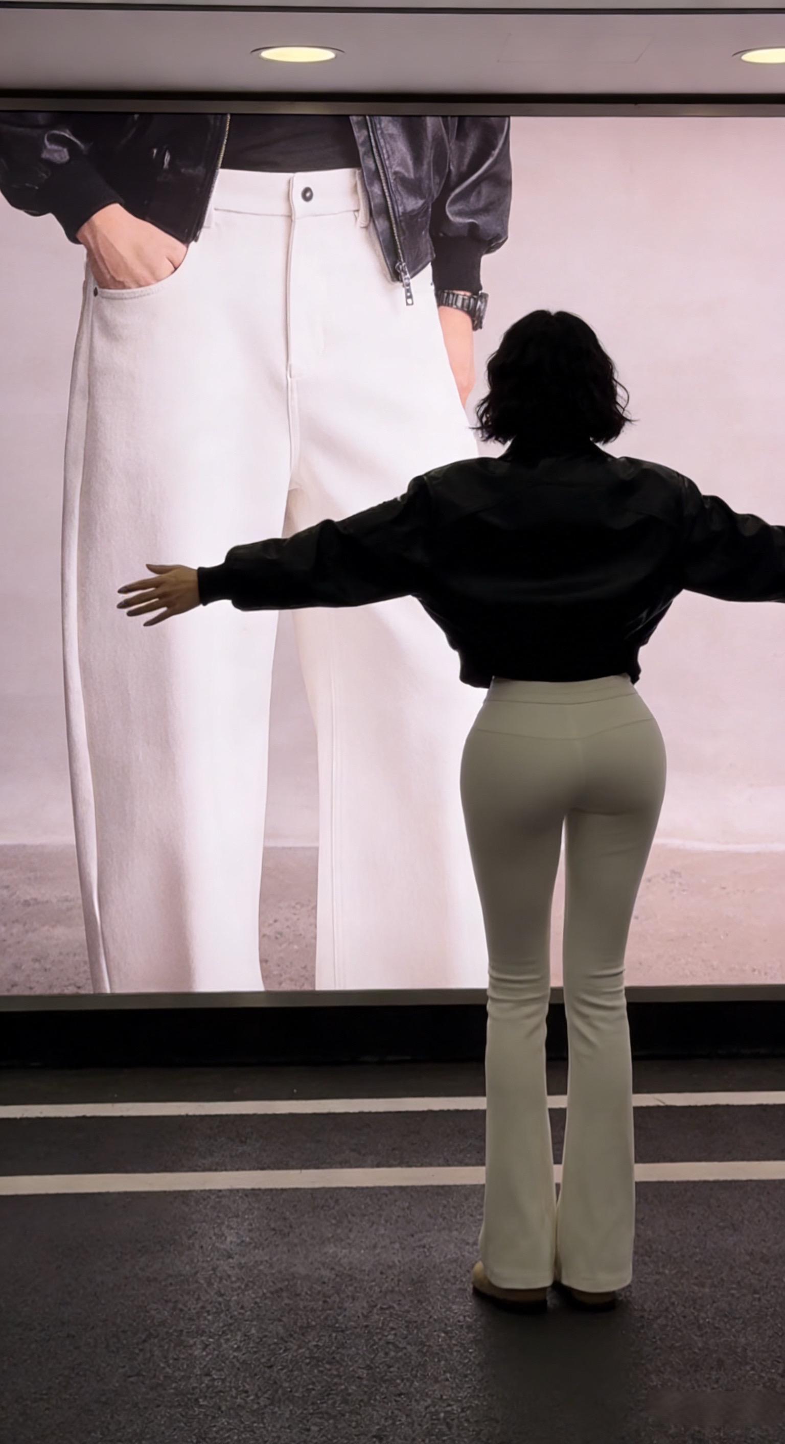 JMei's Diary秋冬重磅斜纹TR小弯刀休闲裤西裤中高腰宽松韩版设计