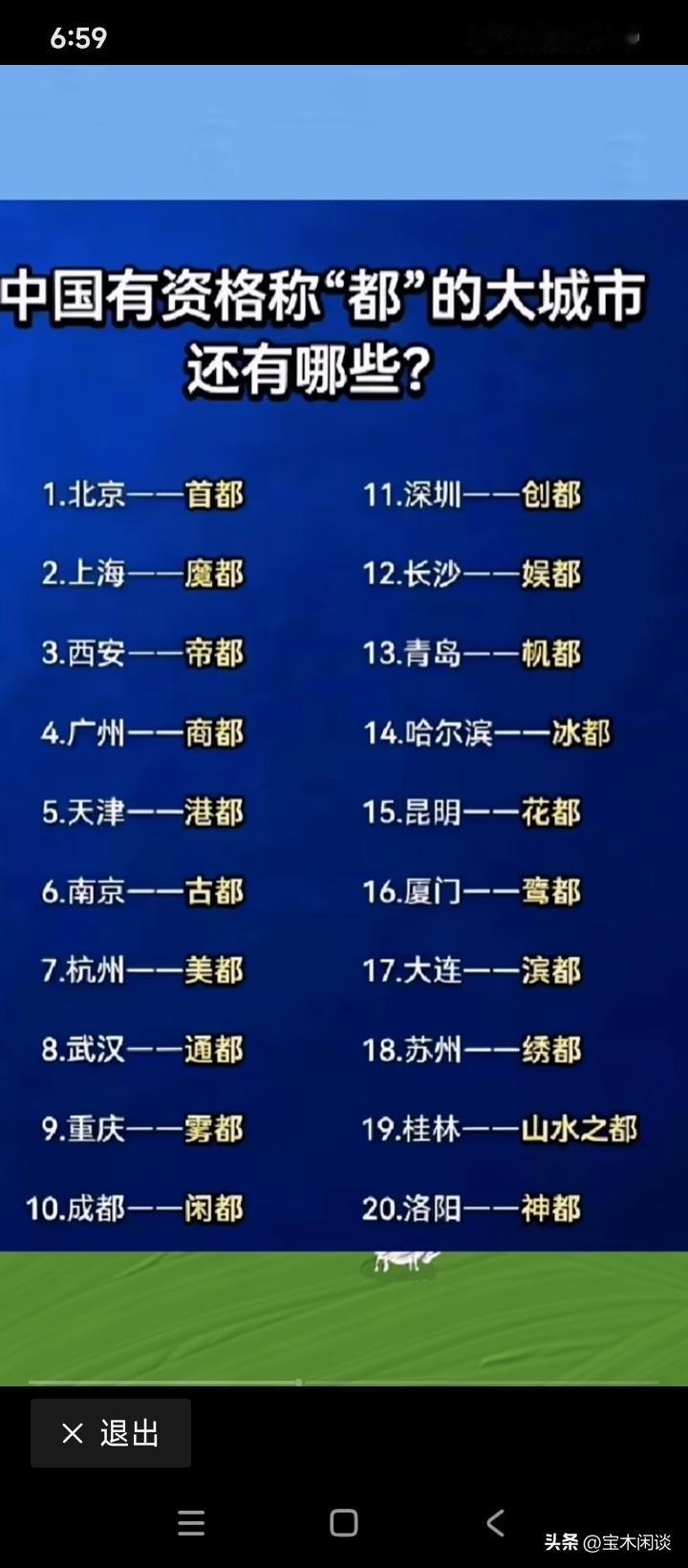 不弄一个美称，档次就上不来似的。北京是首都，这是法定的定位，没法改变。但其它城市