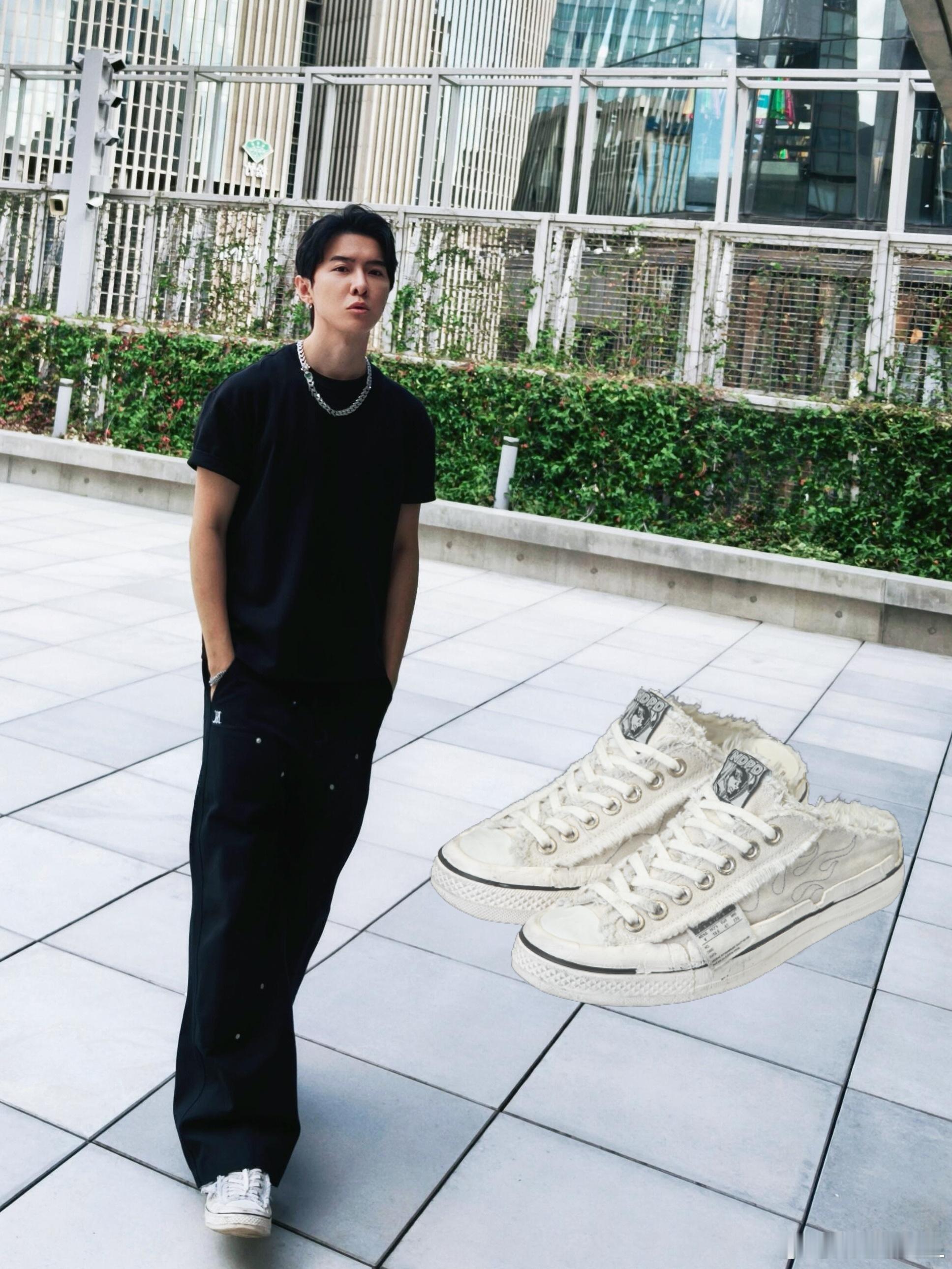 属于唐禹哲的午后松弛感 在最新po文中上脚【xVESSEL x NDPD两方联名