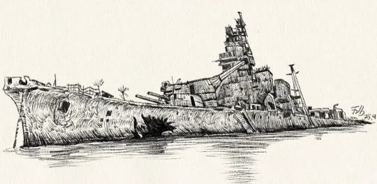 速写存档｜青叶号重型巡洋舰