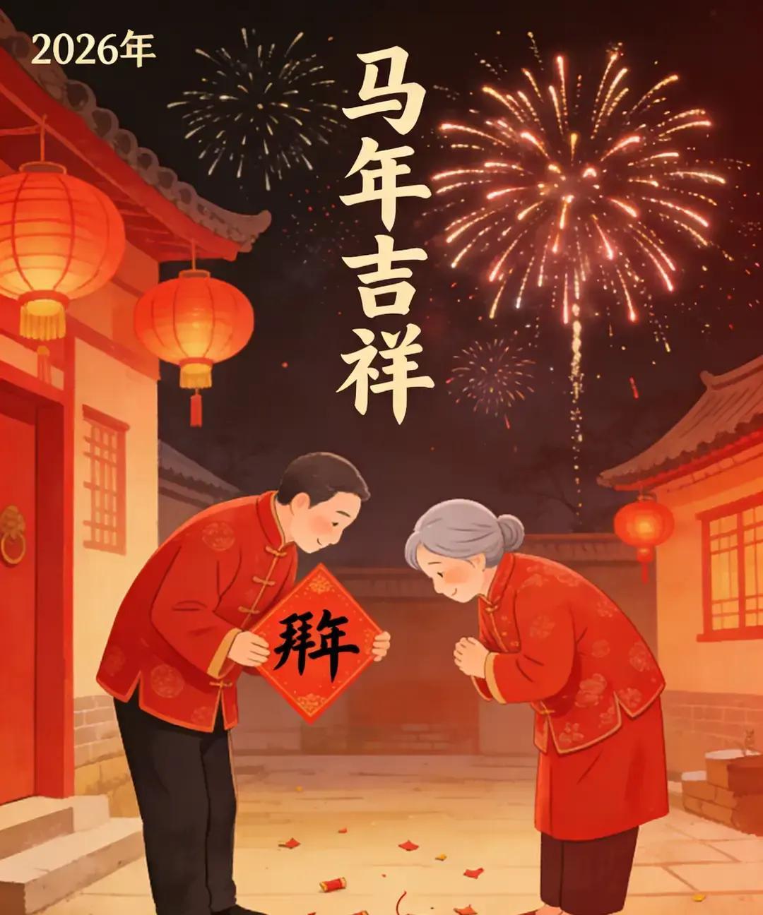 2026大年初一刚刷手机，满屏都是“骏业日新”“龙马精神”人民日报客户端25号就