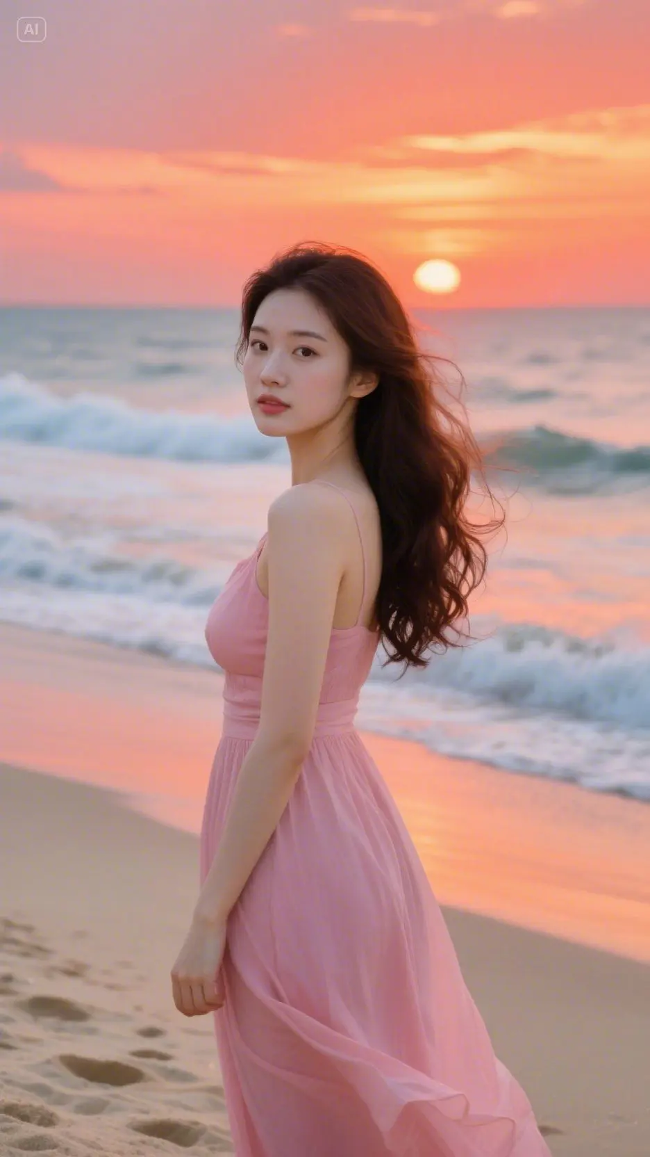 即梦AI 质感高级 谁会拒绝感受大自然呢 辣妹装穿搭指南