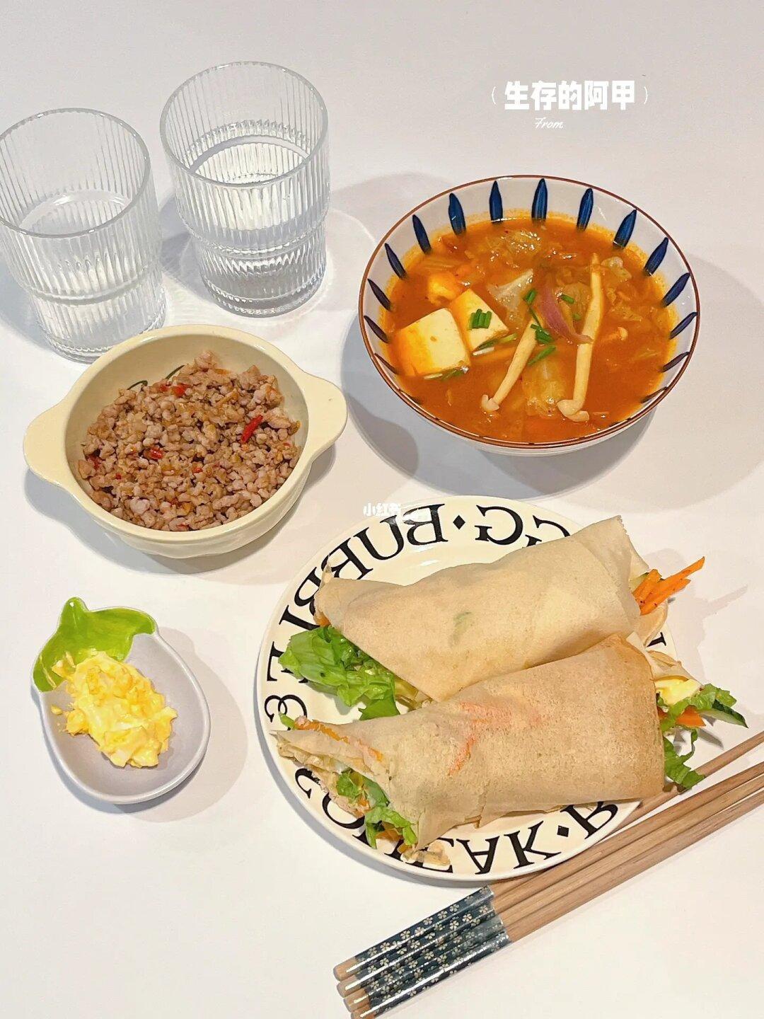 二人食🥗工作日简餐金枪鱼卷饼 低卡饱腹🔥