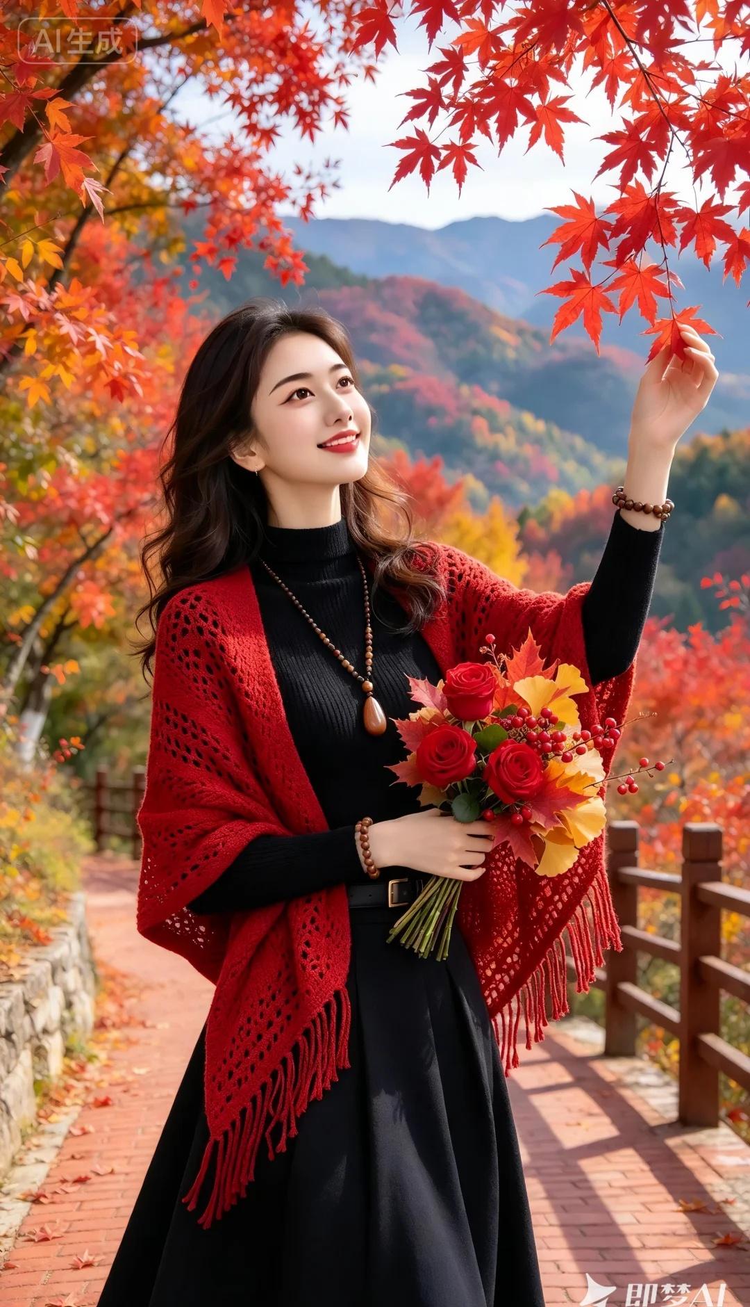 枫叶红了
AI生成绝美图 枫叶 秋天落叶景色 落叶知秋凉