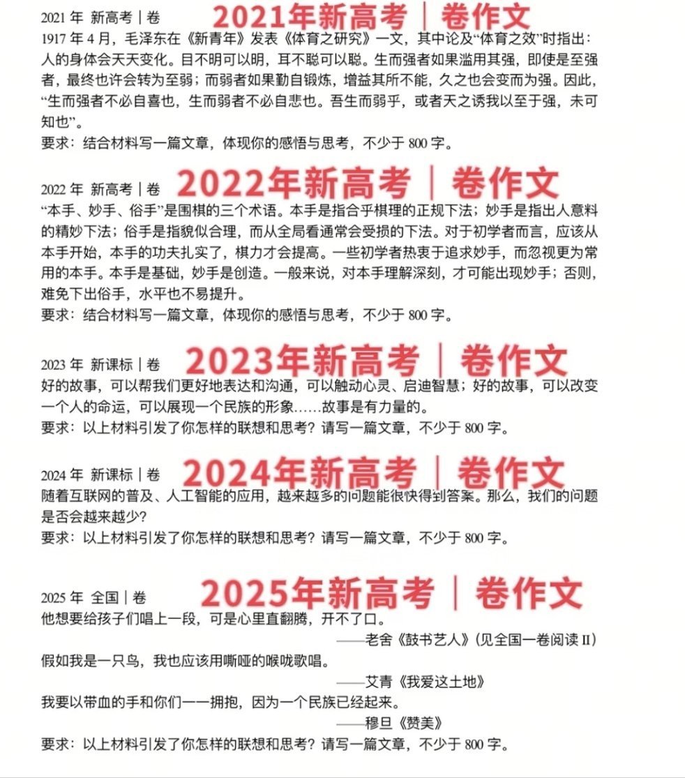 高考作文感觉今年的作文比去年难大家做的怎么样呀 