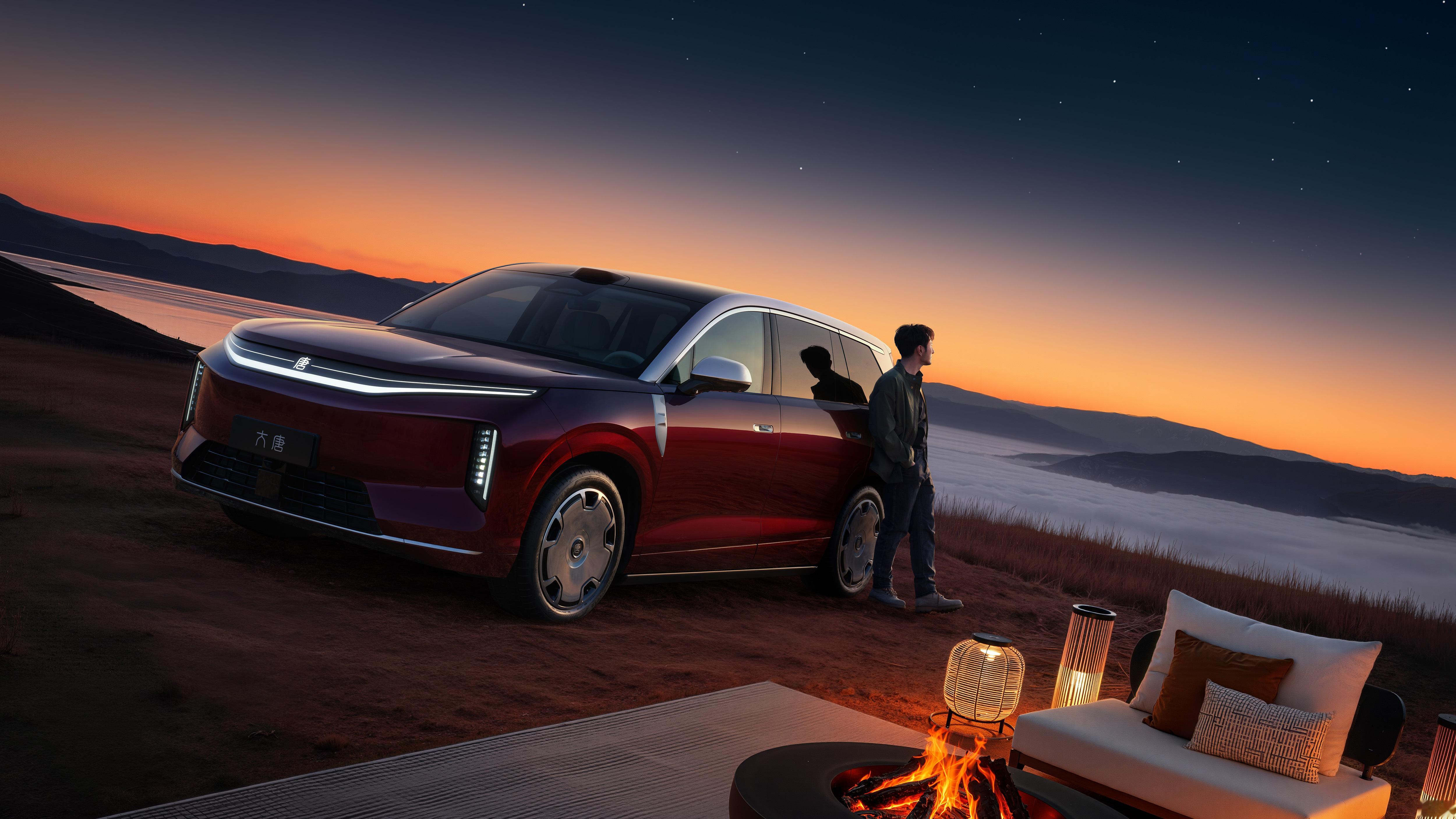 北京车展 全尺寸SUV，比亚迪大唐，25万起，直接把“二排航空座椅+三排真能坐人