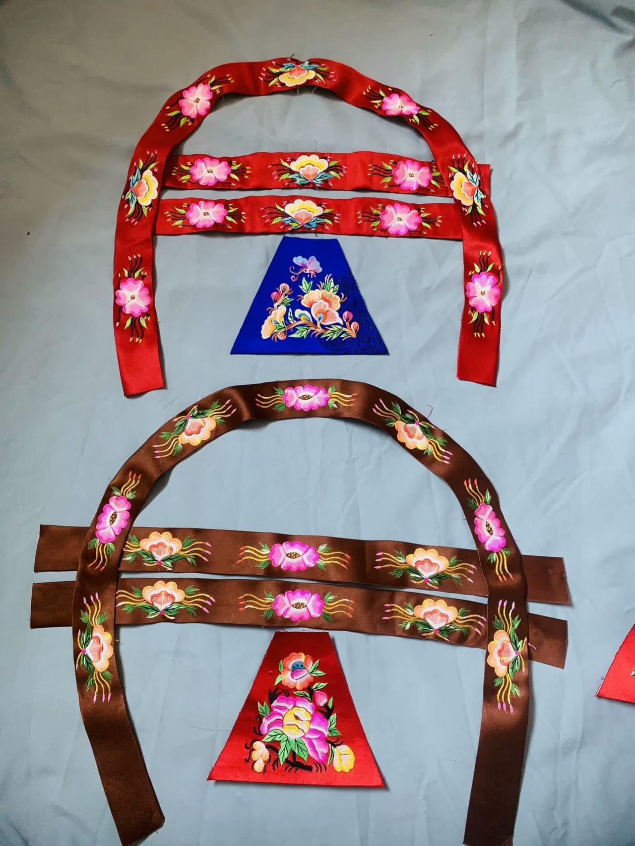 纯手工刺绣 今日分享 纯手工栏杆