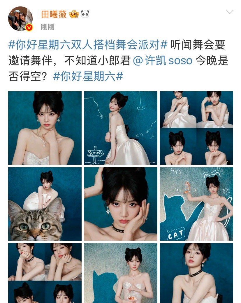 田曦薇邀请许凯当舞伴田曦薇不知道许凯今晚是否得空田曦薇邀请许凯当舞伴，不知道许凯