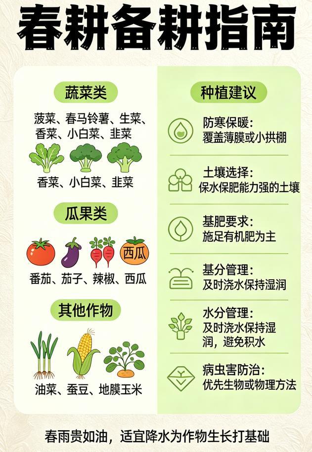 春耕种菜，这4件事做不对，白忙一季！
盼来了春天，是不是急着翻地播种？别冲动！春