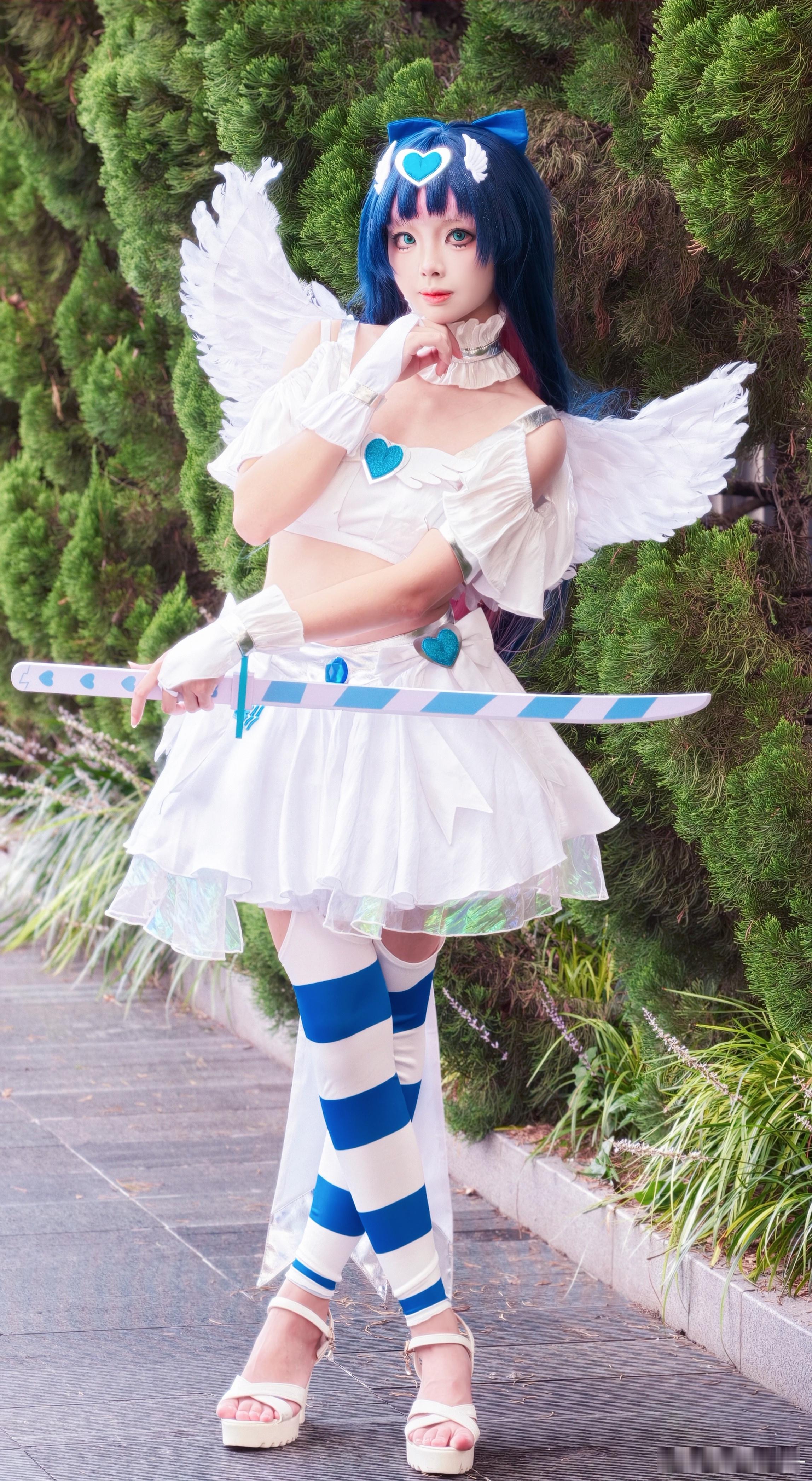 vivo吊带袜天使stockingcicfcosplay 她是Stocking，