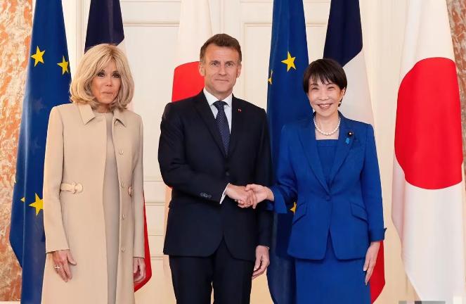 马克龙访日办了四件事，全都针对中国！

要知道，就在中法经贸合作稳步推进、马克龙