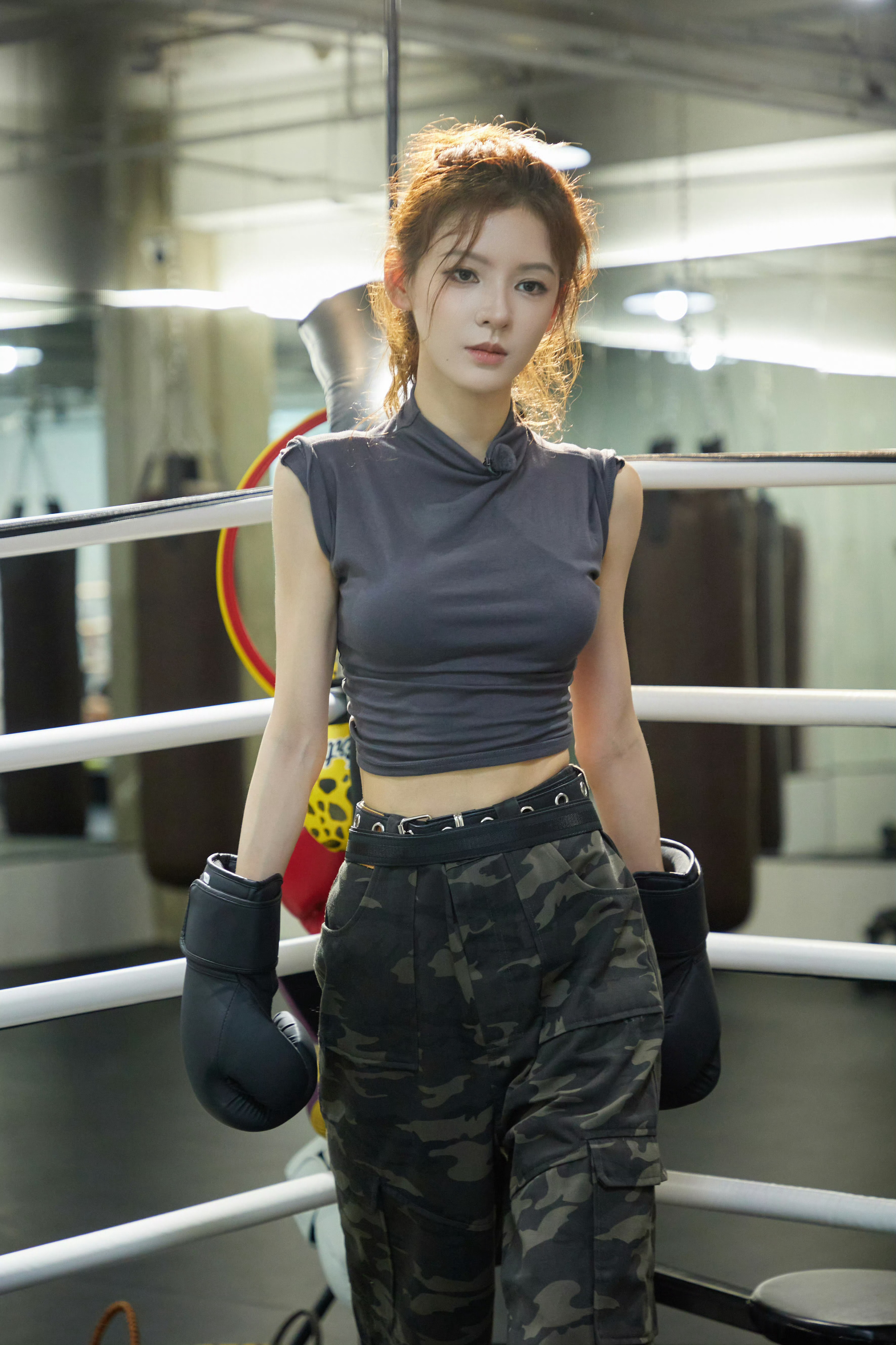 张予曦拳击🥊拍照 ​​​