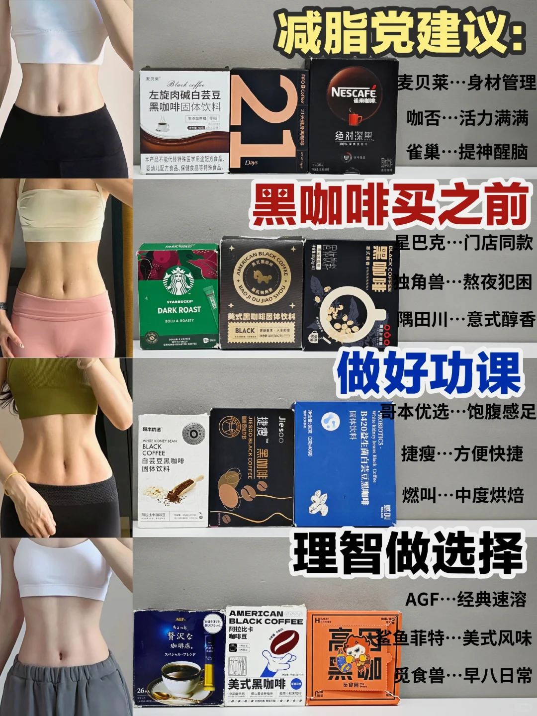 不整虚的！新品热门黑咖啡不踩雷功课！