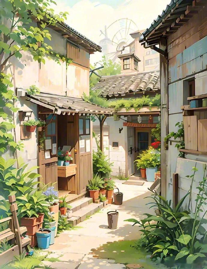 一方小院，梦中生活 ... 