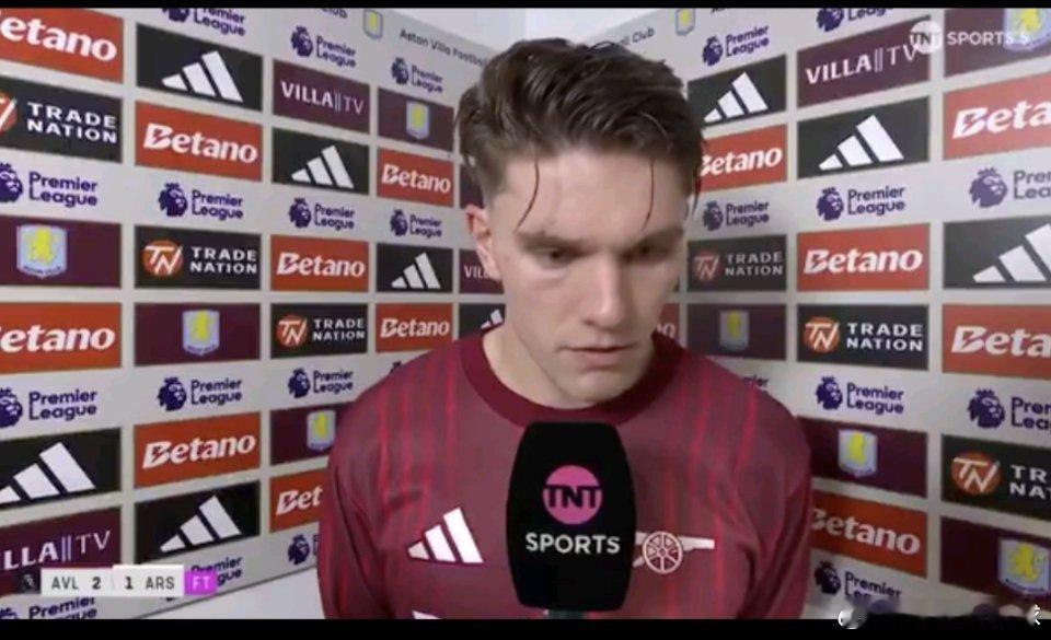 12月6日讯 英超联赛第15轮，阿森纳在最后时刻遭到绝杀，客场1-2不敌阿斯顿维