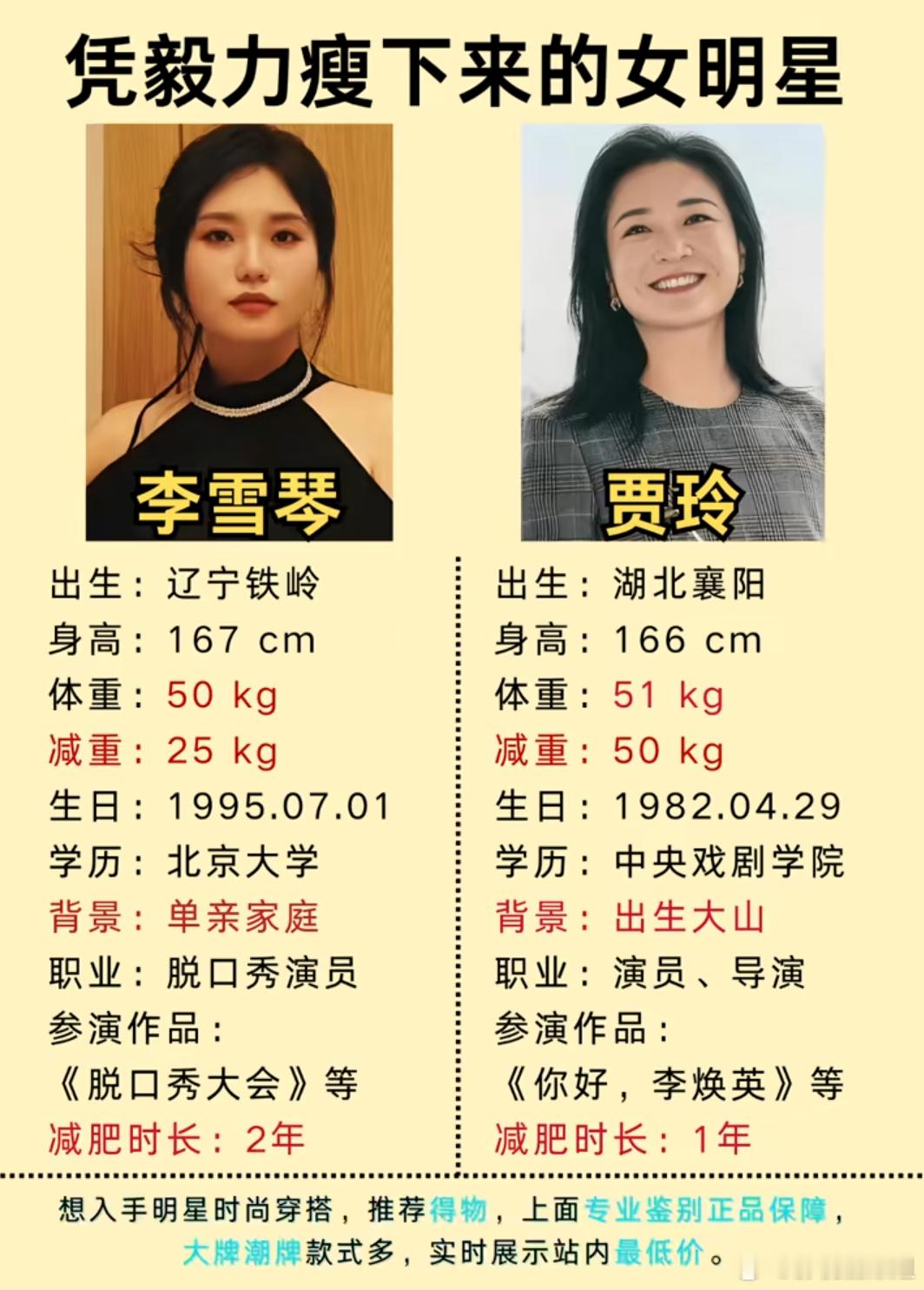 李雪琴瘦了以后更紧致吧！ 