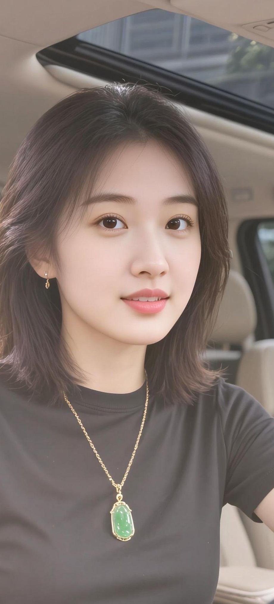 AI知性车内佳人 靓妹靓车