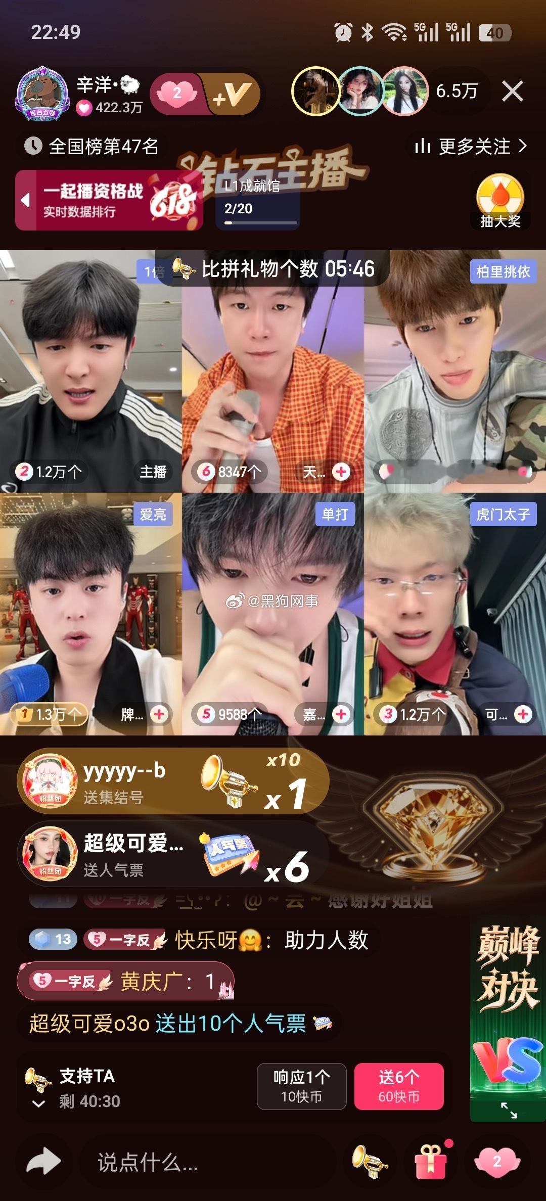都好牛逼啊 我还以为你们姐姐天天来呢 咋的一把没够还打呢 好逗啊 