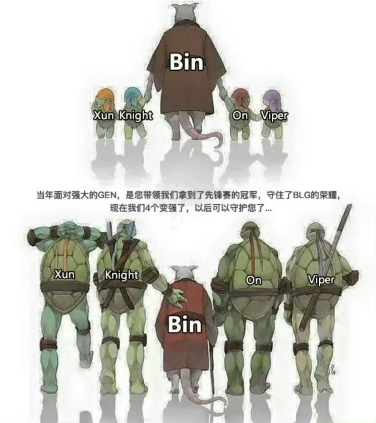 BLG管理层给Bin哥下跪的样子实在是太帅了Bin继续首发网友细扒Bin脸部变化