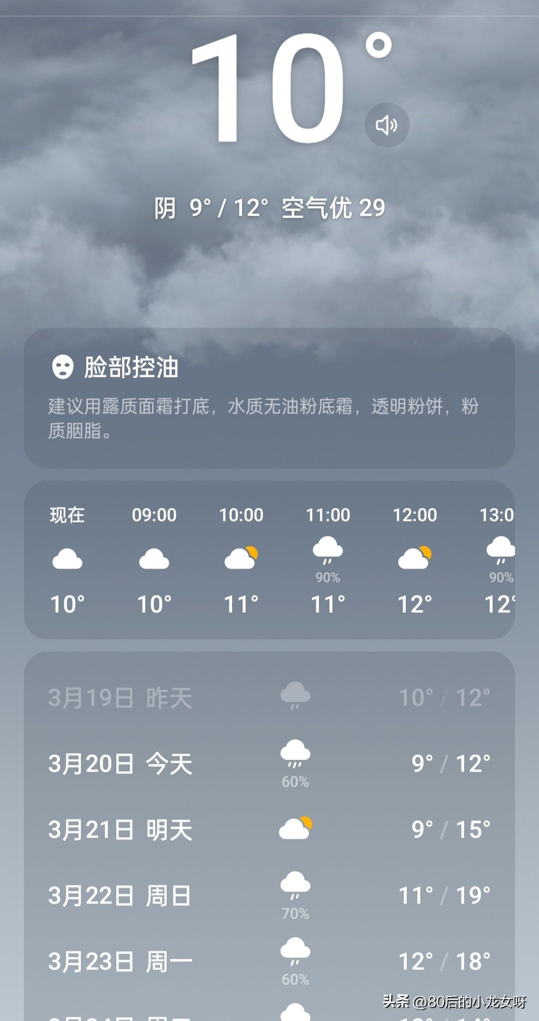 今天3月20日，星期五
新的一天又开始了
愿我们经历风雨后，能见到美丽的彩虹
