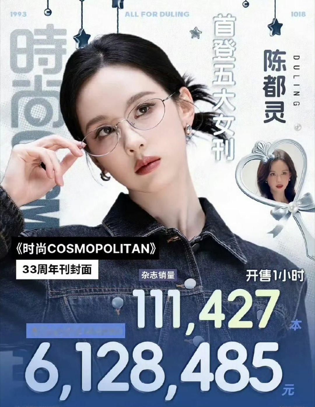 陈都灵时尚COSMO封面战报陈都灵时尚COSMO8月刊战报首登五大刊就交出超惊艳