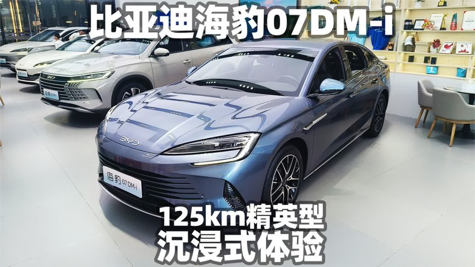 【大熊沉浸式试车】海豹07DM-i 1.5L 125KM精英型~沉浸式体验