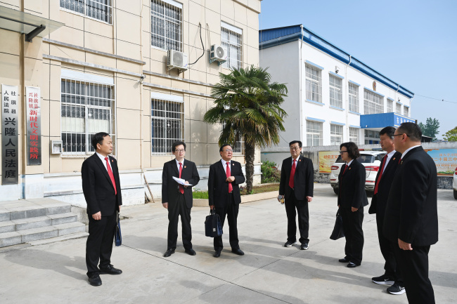 实地看、现场听、当面评——河南省社旗县人民法院开展人民法庭观摩活动